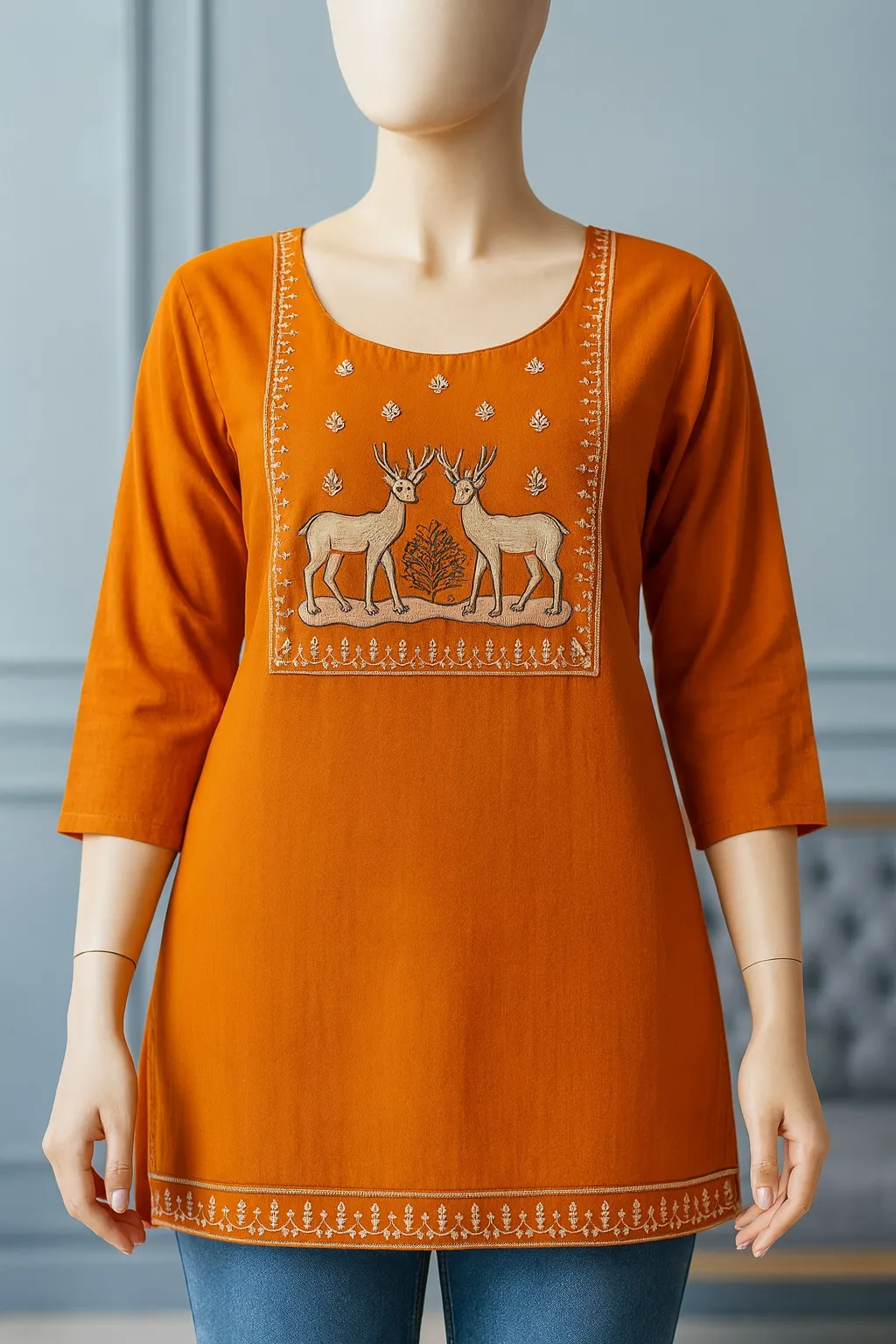 Yellow Short Top Rayon