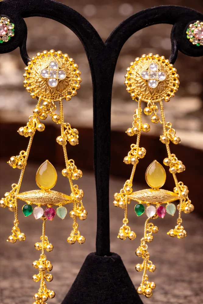 Royal Multi-Color Long Jhumka