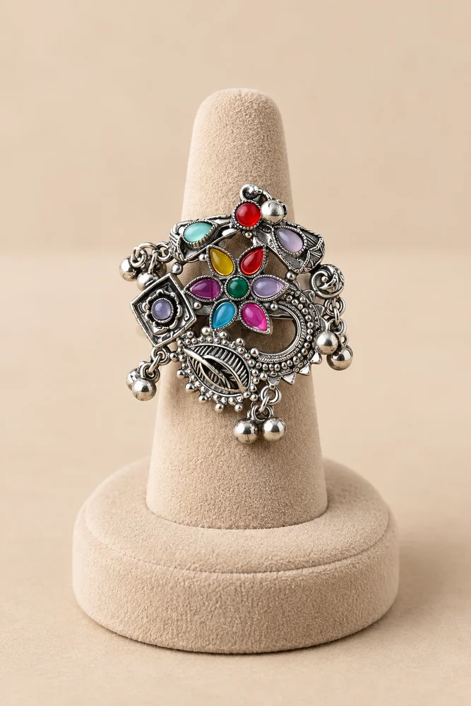 Boho Silver Ring