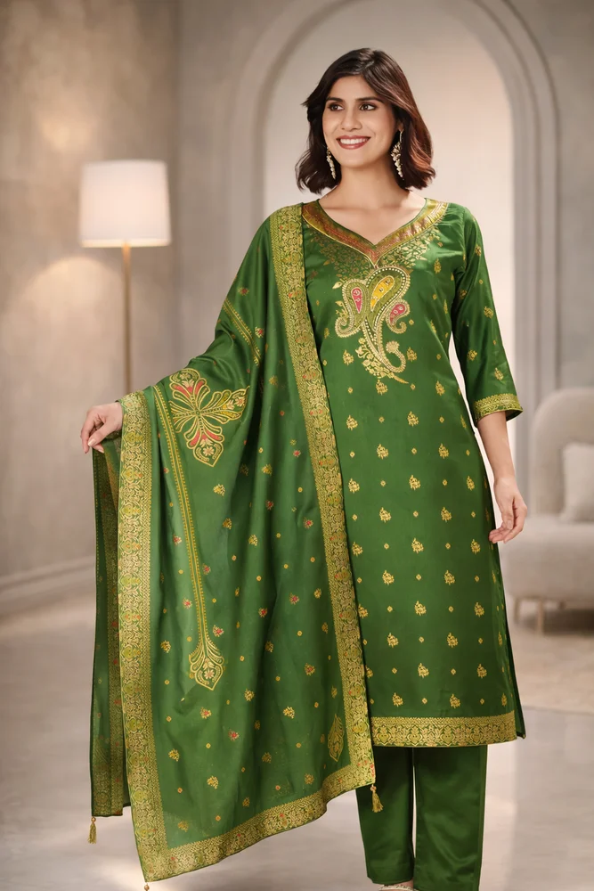 Emerald Rajwadi Premium Suit
